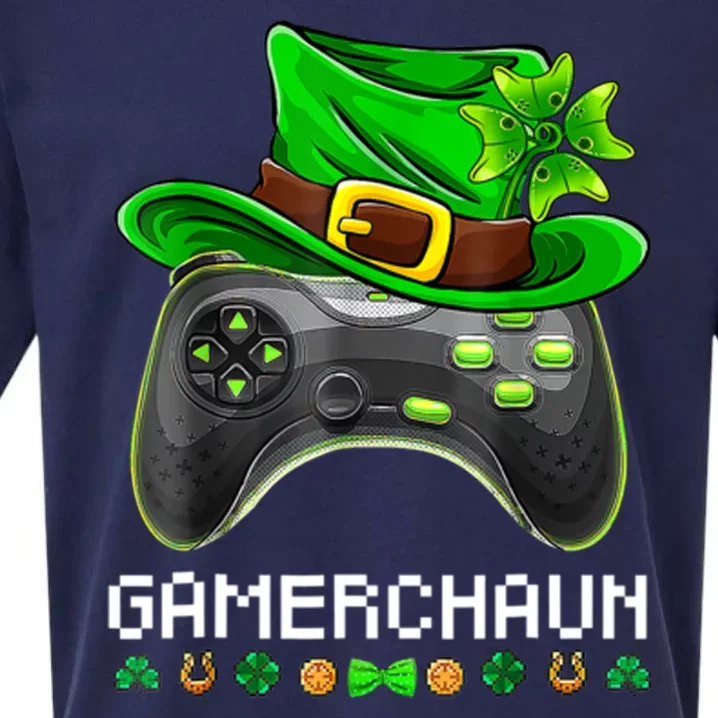 Gamerchaun St Patrick's Day Game Sueded Cloud Jersey T-Shirt