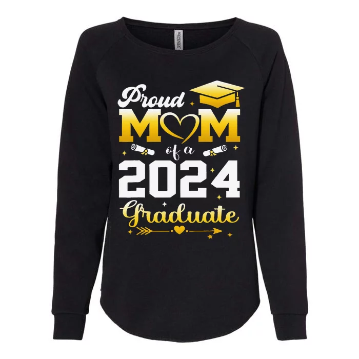 Graduation Son Proud Mom Of A 2024 Graduate Womens California Wash Sweatshirt