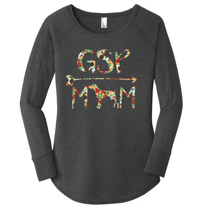 German Shorthair Pointer GSP Mom Women's Perfect Tri Tunic Long Sleeve Shirt