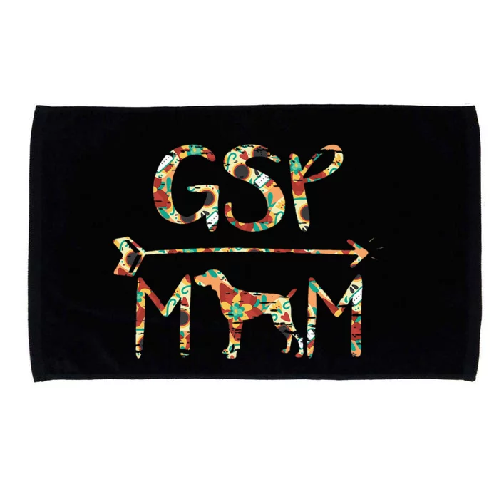 German Shorthair Pointer GSP Mom Microfiber Hand Towel