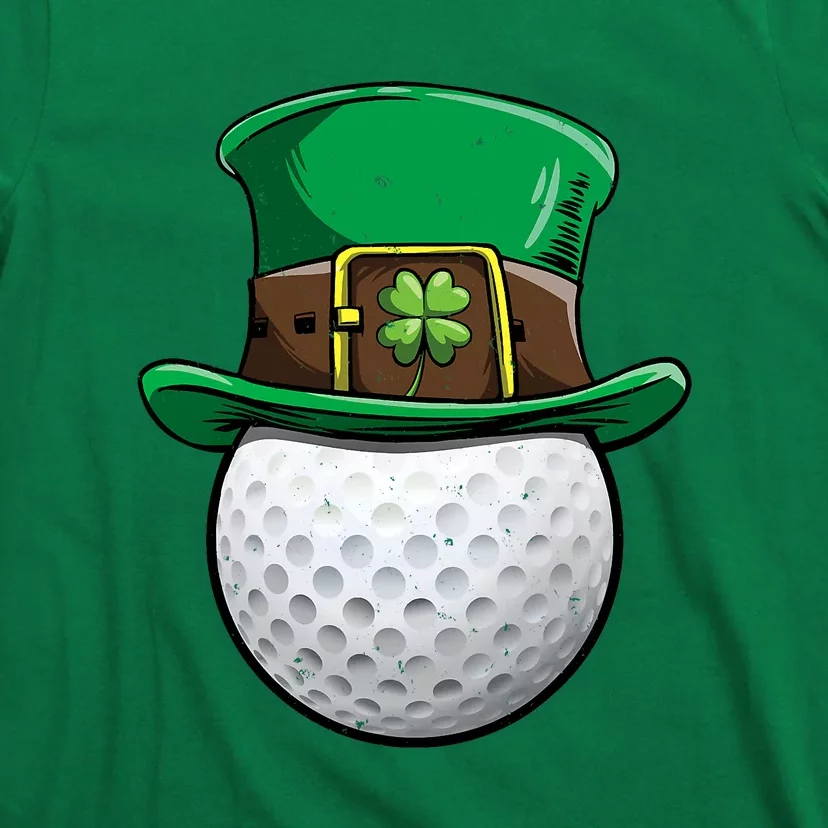 Golf St Patricks Day Men Women Ball Leprechaun Sports Gifts T-Shirt