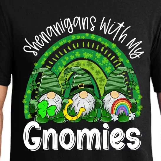 Gnome St Patrick's Day Shamrock Shenanigans With My Gnomies Gift Pajama Set