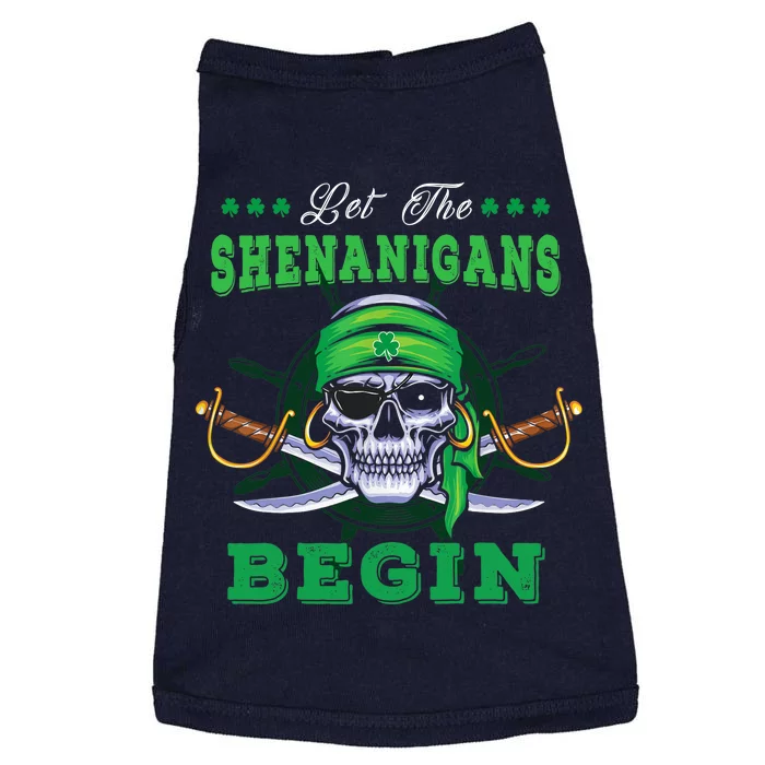 Gasparilla St. Patrick's Pirate Let The Shenanigans Begin Doggie Tank