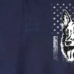 German Shepherd Police Dog Softstyle Adult Sport Polo