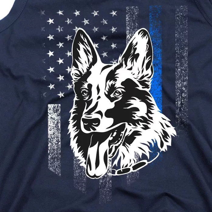 German Shepherd Police Dog Tank Top