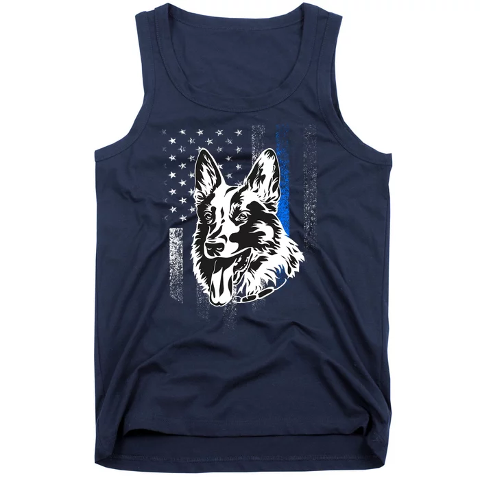 German Shepherd Police Dog Tank Top