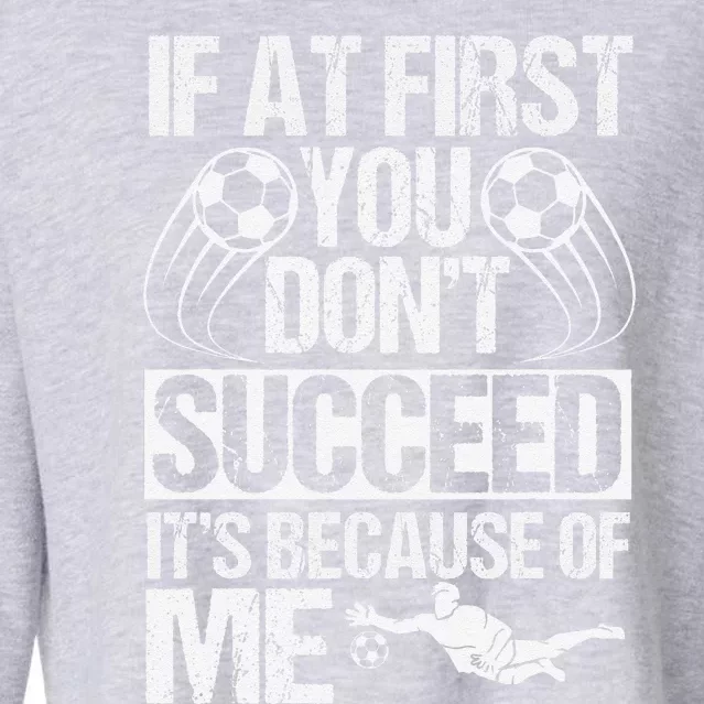 Goalie Soccer Player Goalkeeper Goaltender Team Keeper Sport Cropped Pullover Crew