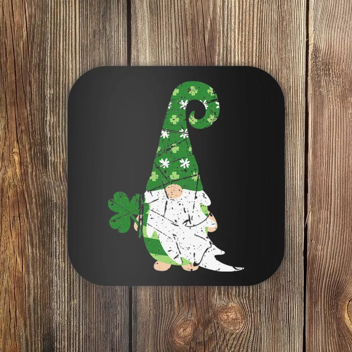 Gnome St. Patricks Day Irish Celebration Shamrock Women Coaster