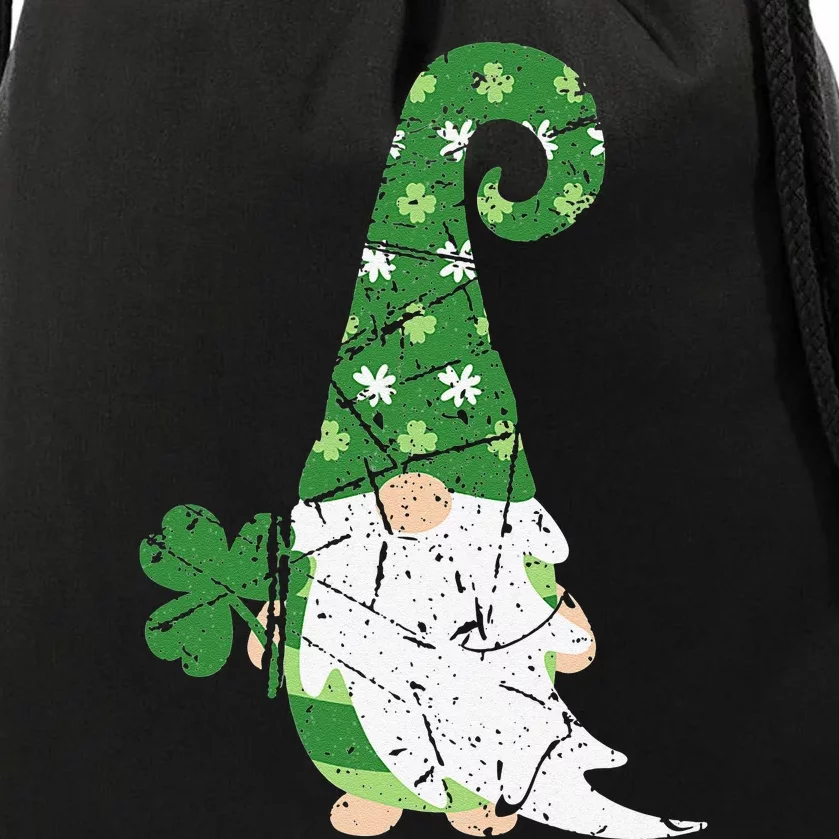 Gnome St. Patricks Day Irish Celebration Shamrock Women Drawstring Bag