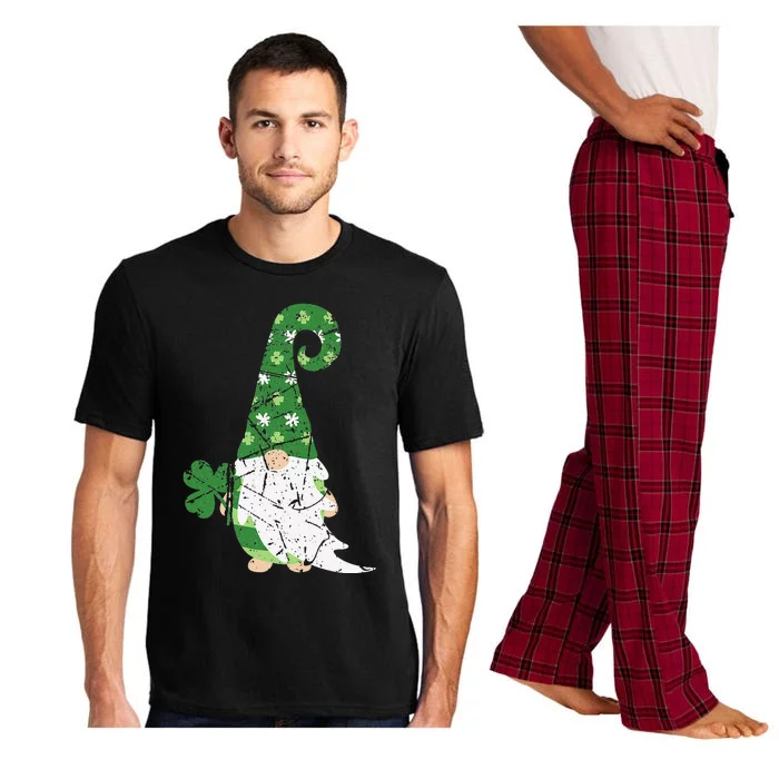 Gnome St. Patricks Day Irish Celebration Shamrock Women Pajama Set