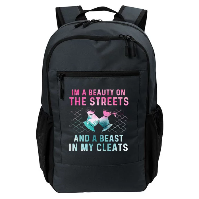 Girl Soccer Player Gifts Team Cleats Mom Goalie Captain Daily Commute Backpack