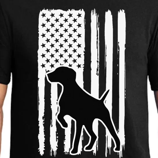 German Shorthaired Pointer American Flag USA Patriot Pajama Set