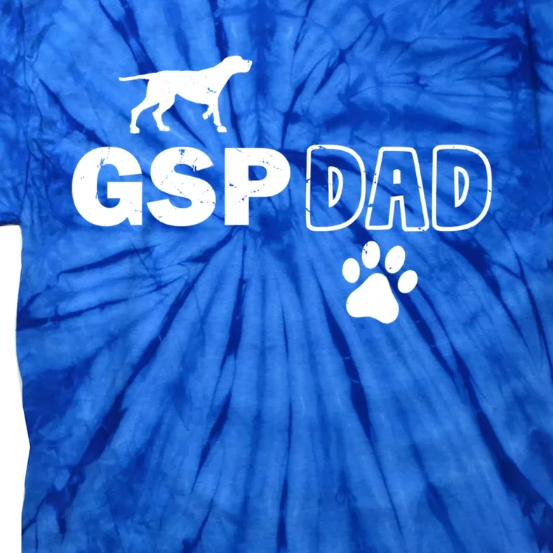 Ger Shorthaired Pointer Dad Dog Adopt Rescue Fathers Day Gift Tie-Dye T-Shirt