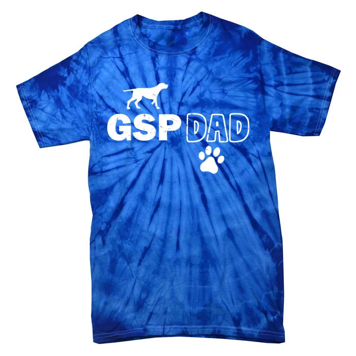 Ger Shorthaired Pointer Dad Dog Adopt Rescue Fathers Day Gift Tie-Dye T-Shirt