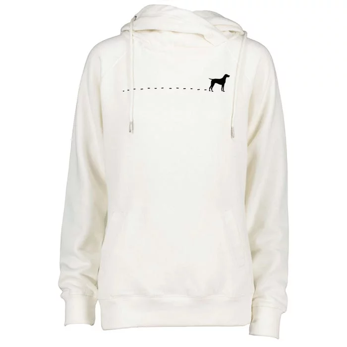 German Shorthair Pointer GSP MOM Dad Womens Funnel Neck Pullover Hood