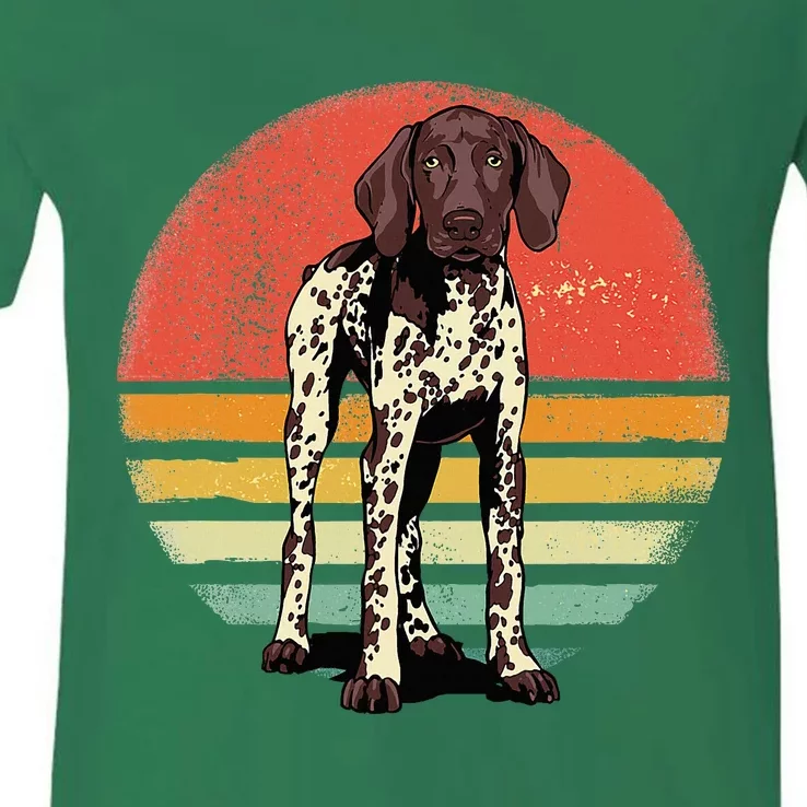 German Shorthaired Pointer Gsp Pet V-Neck T-Shirt