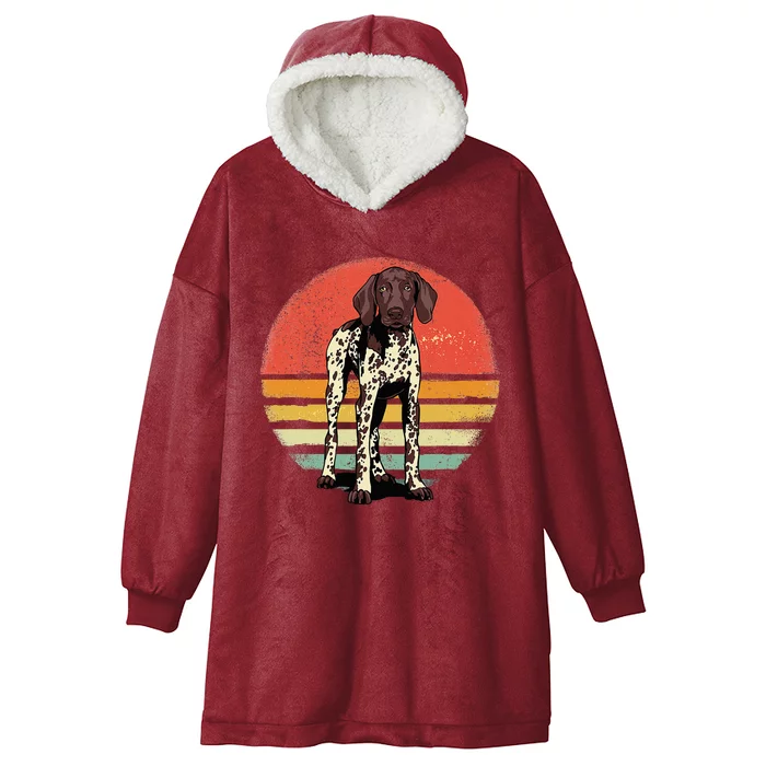 German Shorthaired Pointer Gsp Pet Hooded Wearable Blanket