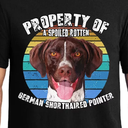 German Shorthaired Pointer Property Of Retro Cute Dog Pajama Set