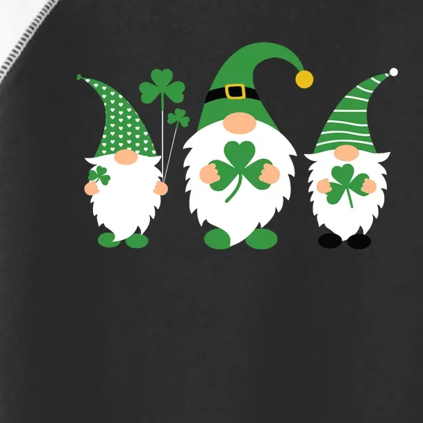 Gnomes St Patricks Day Green Irish Shamrock St Patrick Gnome Toddler Fine Jersey T-Shirt