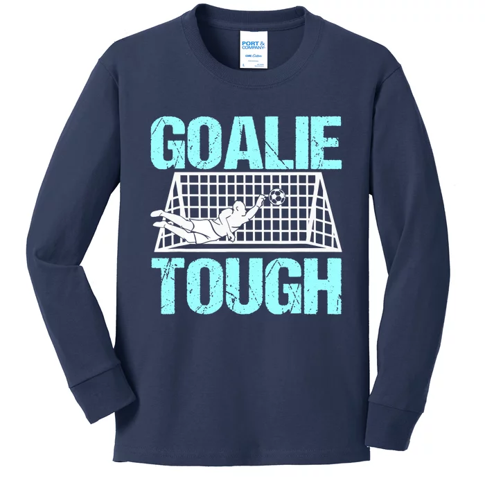 Goalie Soccer Player Goalkeeper Team Keeper Sport Goaltender Kids Long Sleeve Shirt