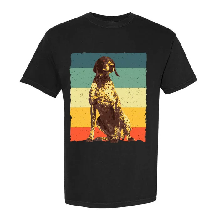 German Shorthaired Pointer Art GSP Dog Lover Garment-Dyed Heavyweight T-Shirt