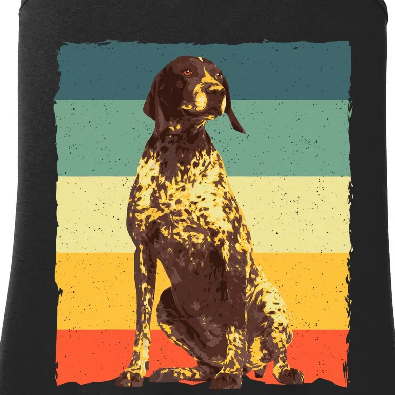 German Shorthaired Pointer Art GSP Dog Lover Ladies Essential Tank