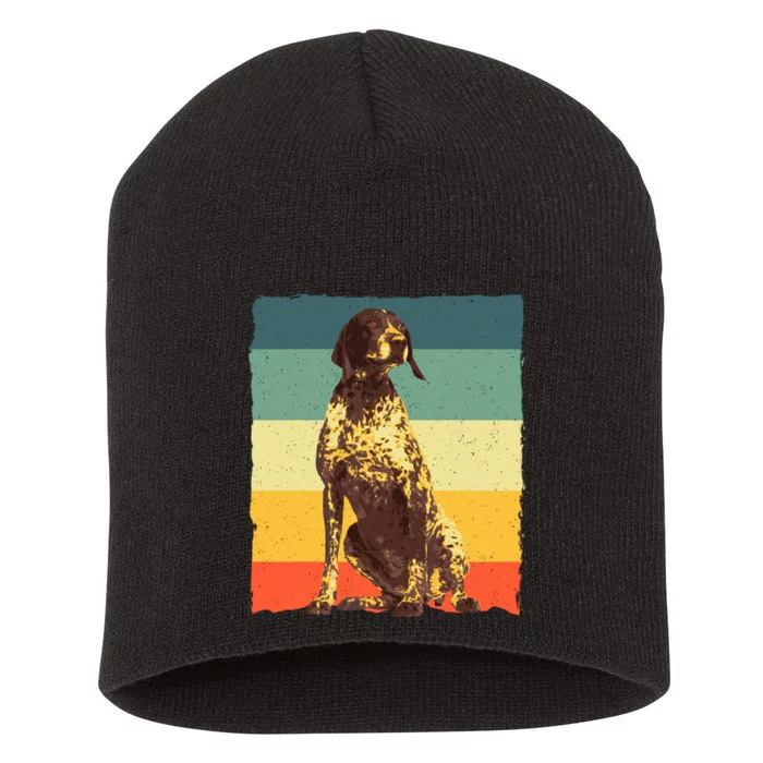 German Shorthaired Pointer Art GSP Dog Lover Short Acrylic Beanie