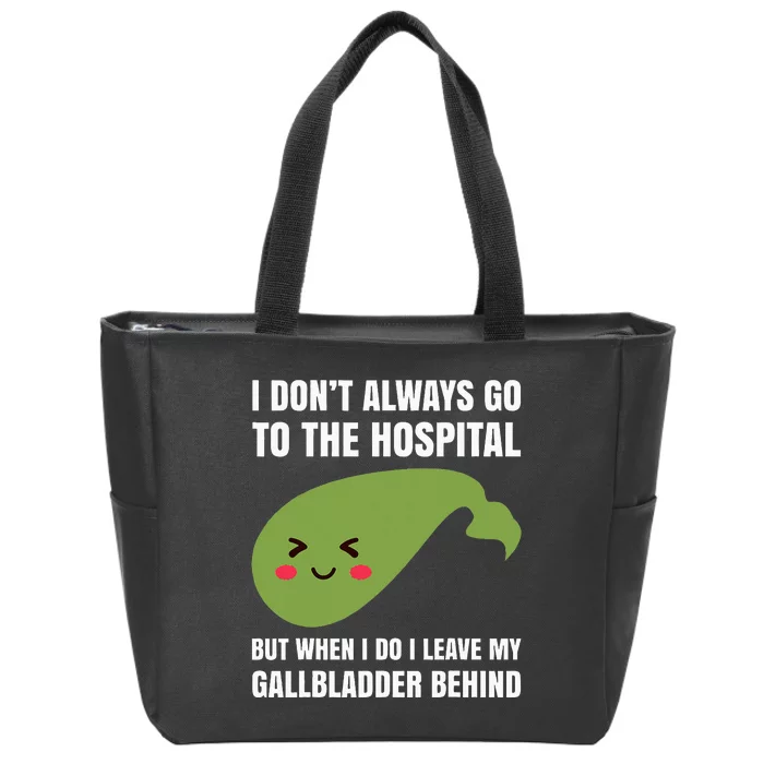 Gallbladder Surgery Removal Recovery Zip Tote Bag