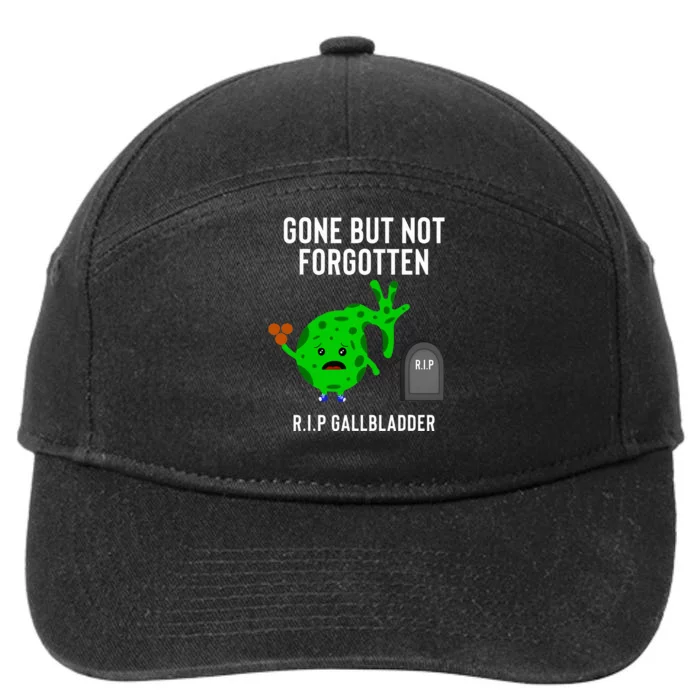 Gallbladder Surgery Recovery Gift Funny Gallbladder 7-Panel Snapback Hat