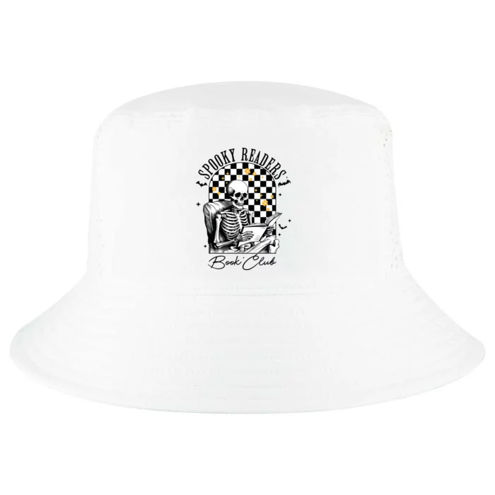 Groovy Spooky Readers Book Club Skeleton Book Lovers Bookish Cool Comfort Performance Bucket Hat