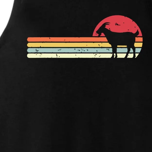 Goat Shirts Retro Style Ladies Tri-Blend Wicking Tank