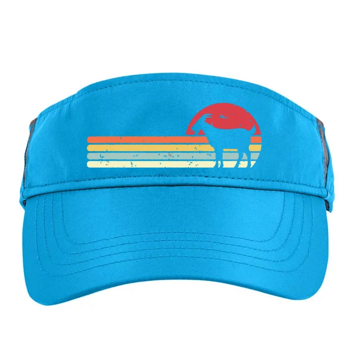 Goat Shirts Retro Style Adult Drive Performance Visor