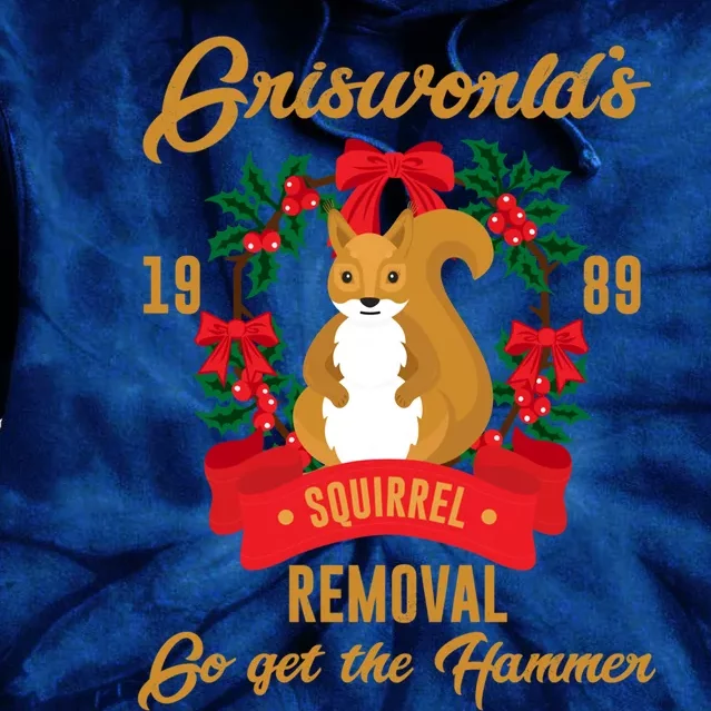 Griswold's Squirrel Removal Funny National Lampoon's Christmas Vacation Retro Gr Tie Dye Hoodie