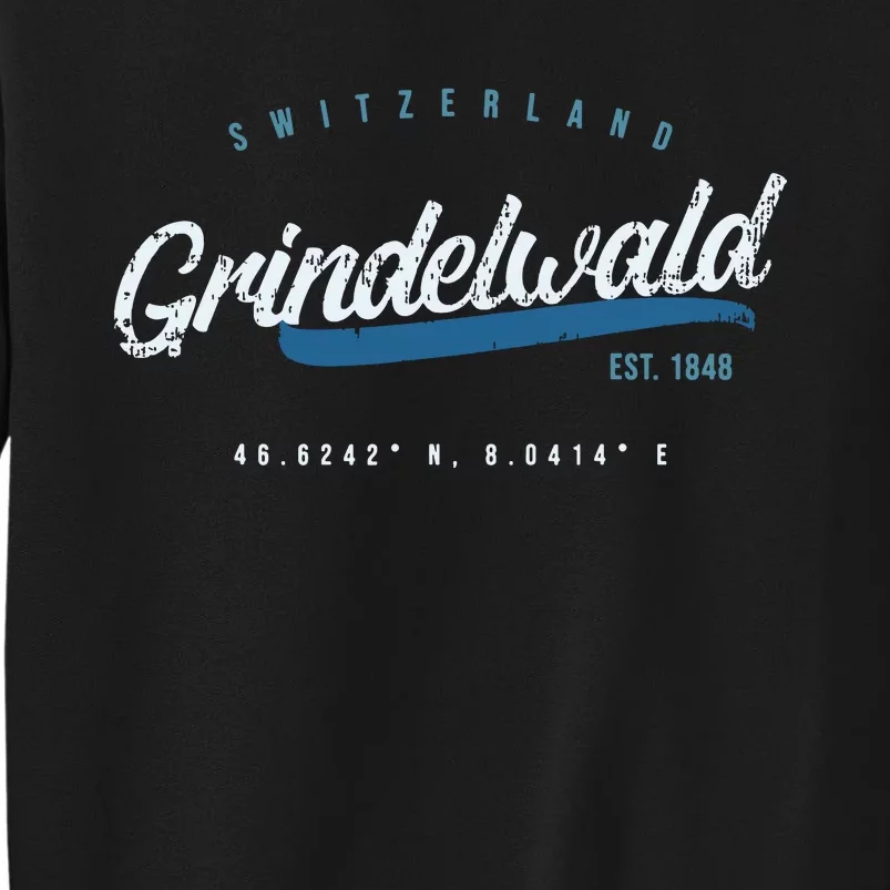 Grindelwald Switzerland Retro T Sweatshirt