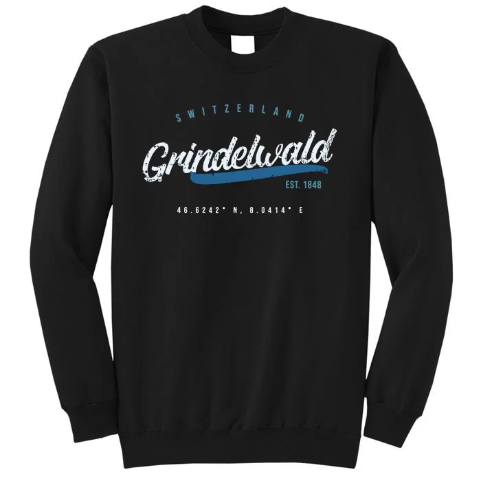 Grindelwald Switzerland Retro T Sweatshirt