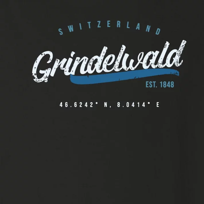 Grindelwald Switzerland Retro T Toddler Long Sleeve Shirt