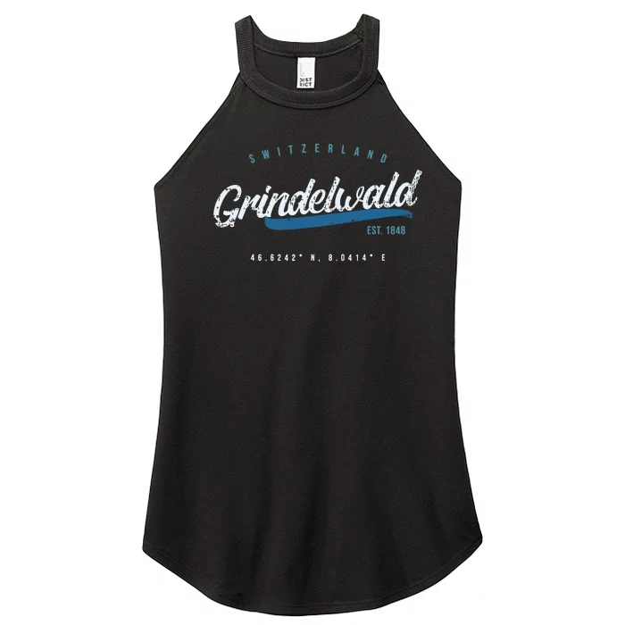 Grindelwald Switzerland Retro T Women’s Perfect Tri Rocker Tank