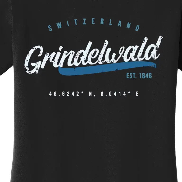 Grindelwald Switzerland Retro T Women's T-Shirt