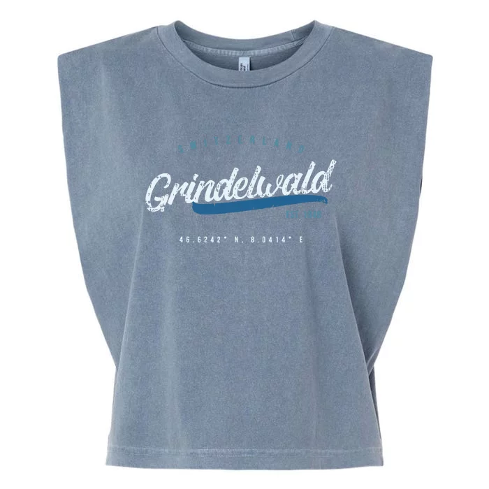 Grindelwald Switzerland Retro T Garment-Dyed Women's Muscle Tee