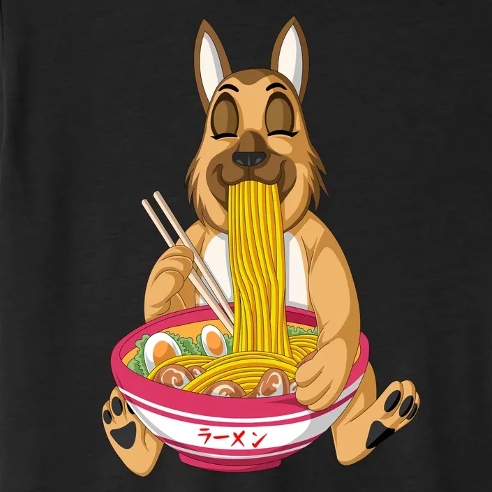 German Shepherd Ramen ChromaSoft Performance T-Shirt