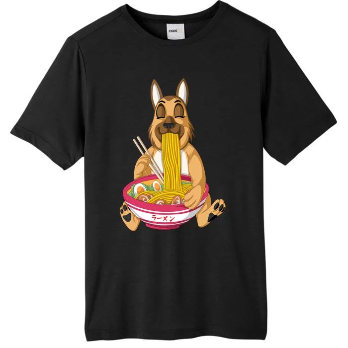 German Shepherd Ramen ChromaSoft Performance T-Shirt