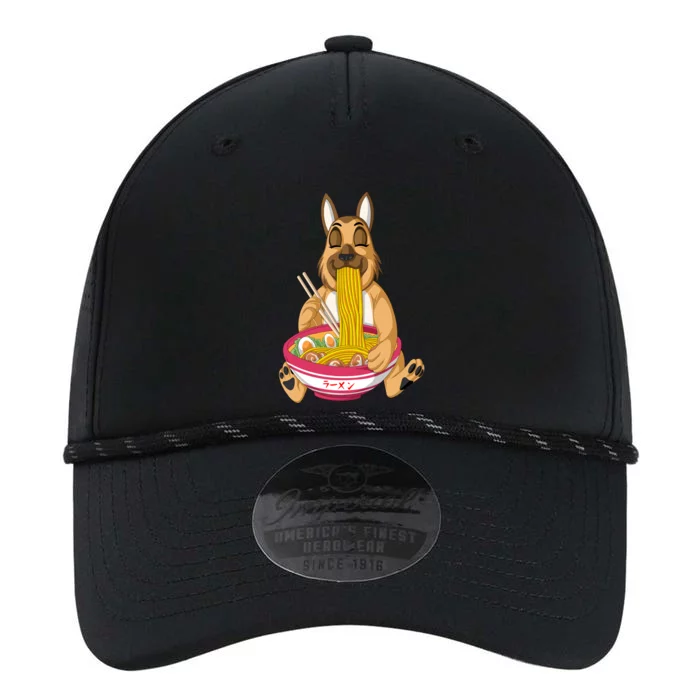 German Shepherd Ramen Performance The Dyno Cap