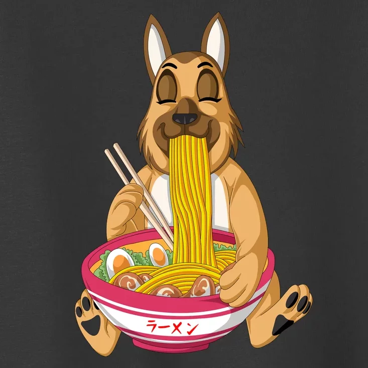 German Shepherd Ramen Toddler T-Shirt