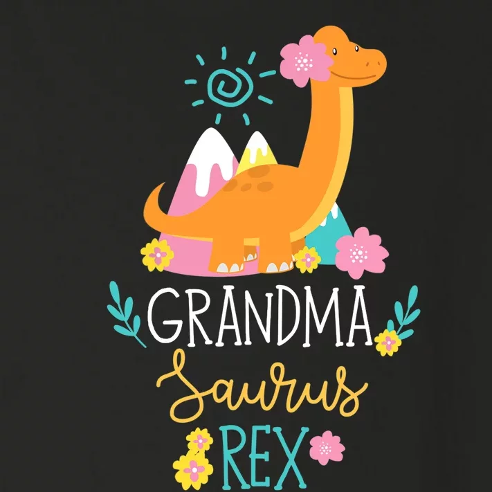 Grandma Saurus Rex Funny Dinosaur Wo Toddler Long Sleeve Shirt