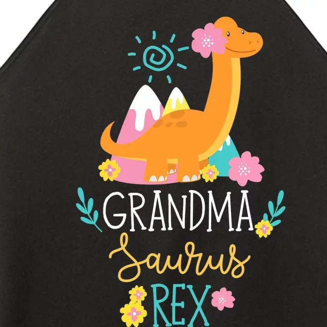 Grandma Saurus Rex Funny Dinosaur Wo Women’s Perfect Tri Rocker Tank