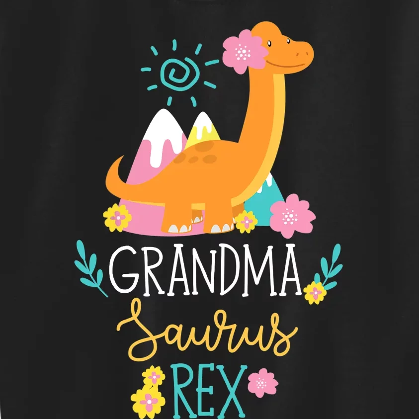 Grandma Saurus Rex Funny Dinosaur Wo Kids Sweatshirt