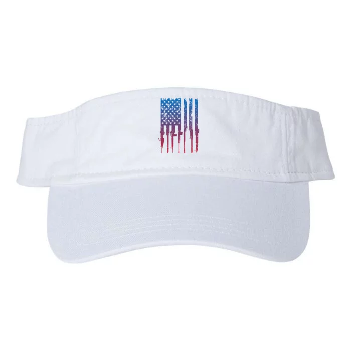 Grunt Style Rifle American Flag Retro Valucap Bio-Washed Visor