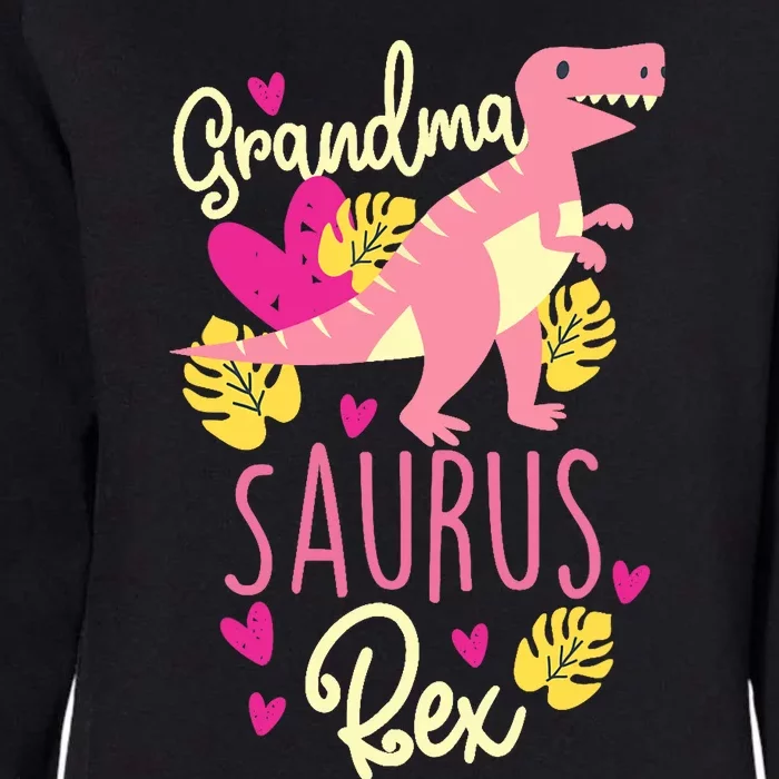 Grandma Saurus Rex Dinosaur Womens California Wash Sweatshirt