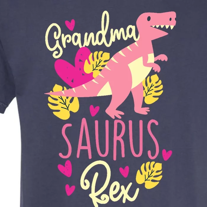 Grandma Saurus Rex Dinosaur Garment-Dyed Heavyweight T-Shirt