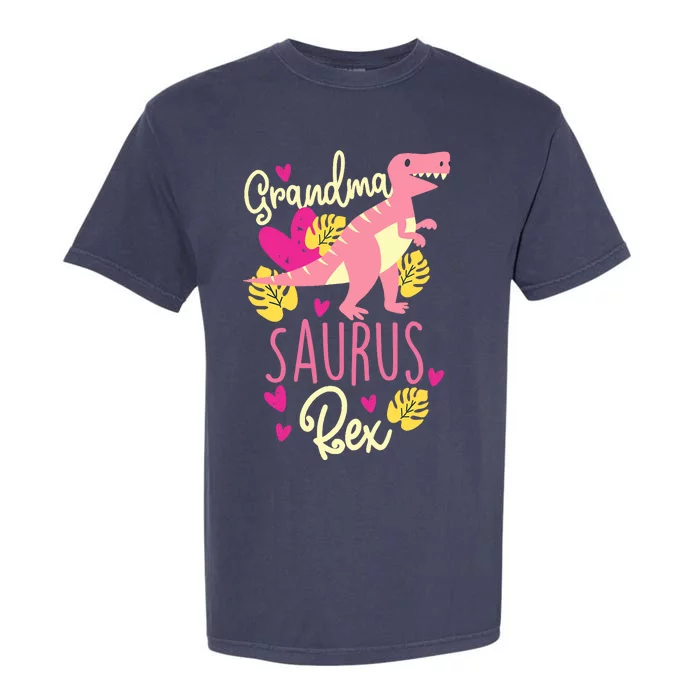 Grandma Saurus Rex Dinosaur Garment-Dyed Heavyweight T-Shirt